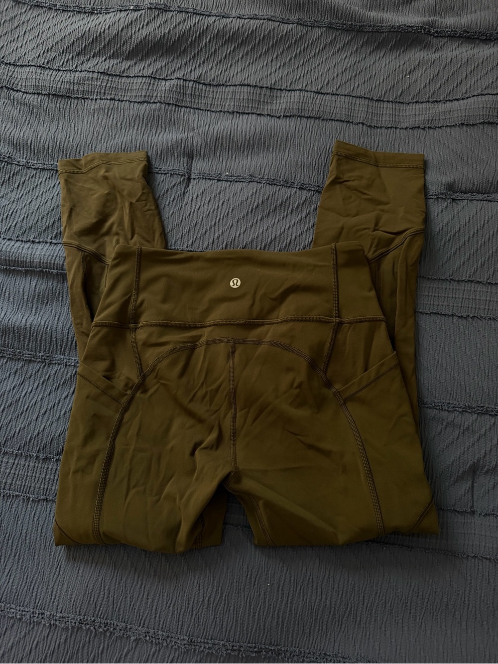 Lululemon Olive Green High-Rise Leggings